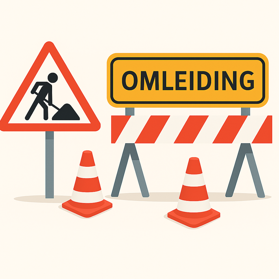 Wegwerkzaamheden afbeelding 