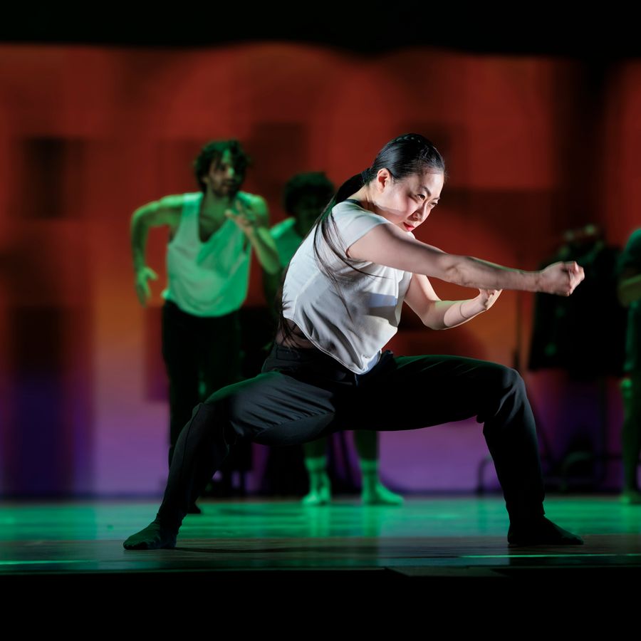 Danseres voert pas uit