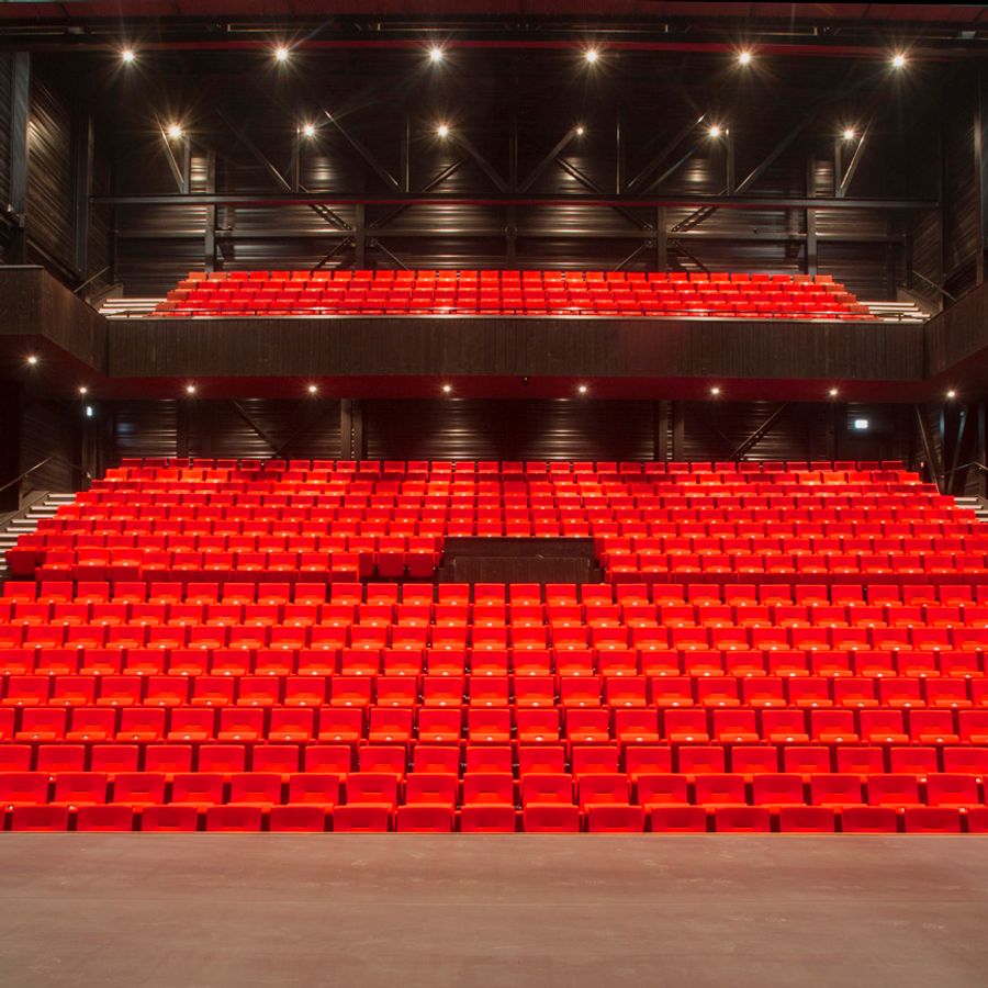 Lege theaterzaal