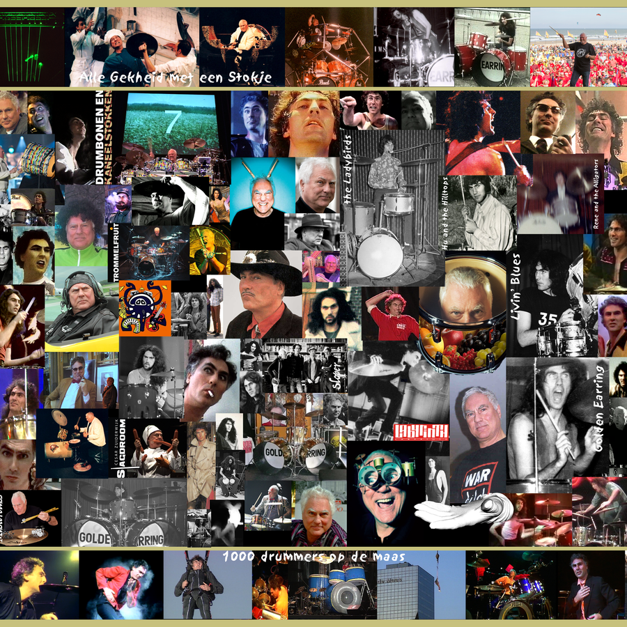Collage van foto's van Cesar Zuiderwijk