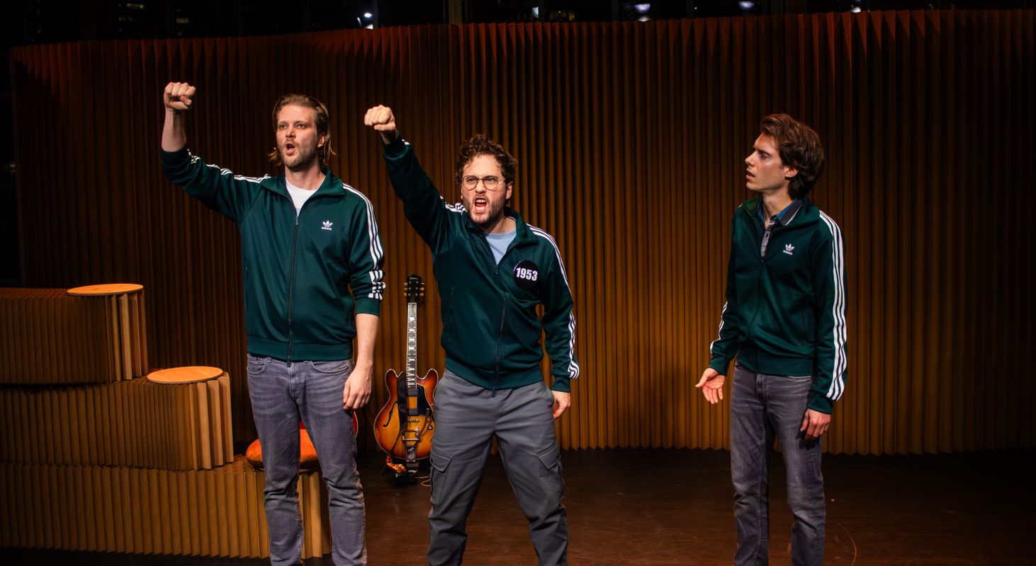 Bram Kroon, Jip de Poorter en Matthias Tuns 