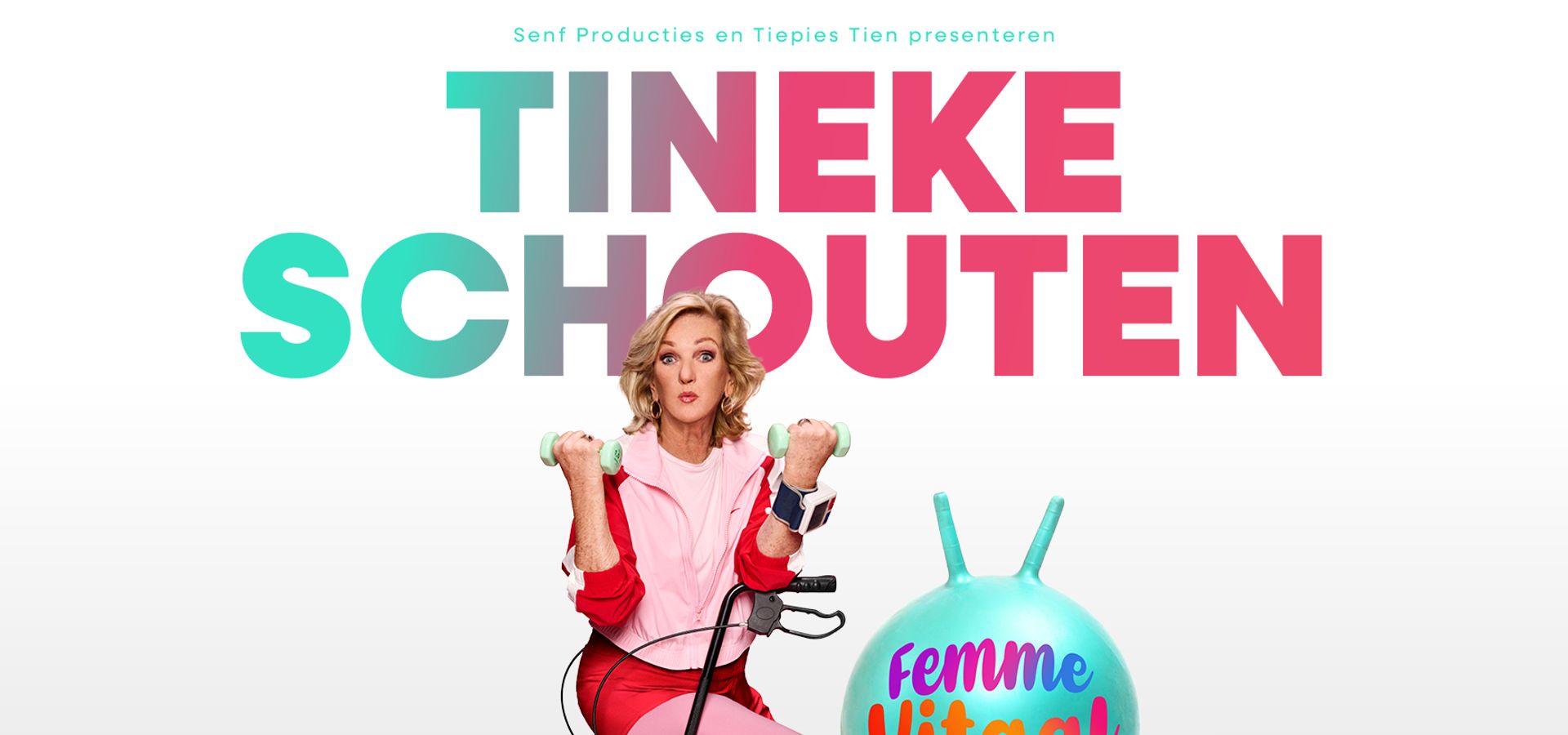 Tineke Schouten heft gewichtjes