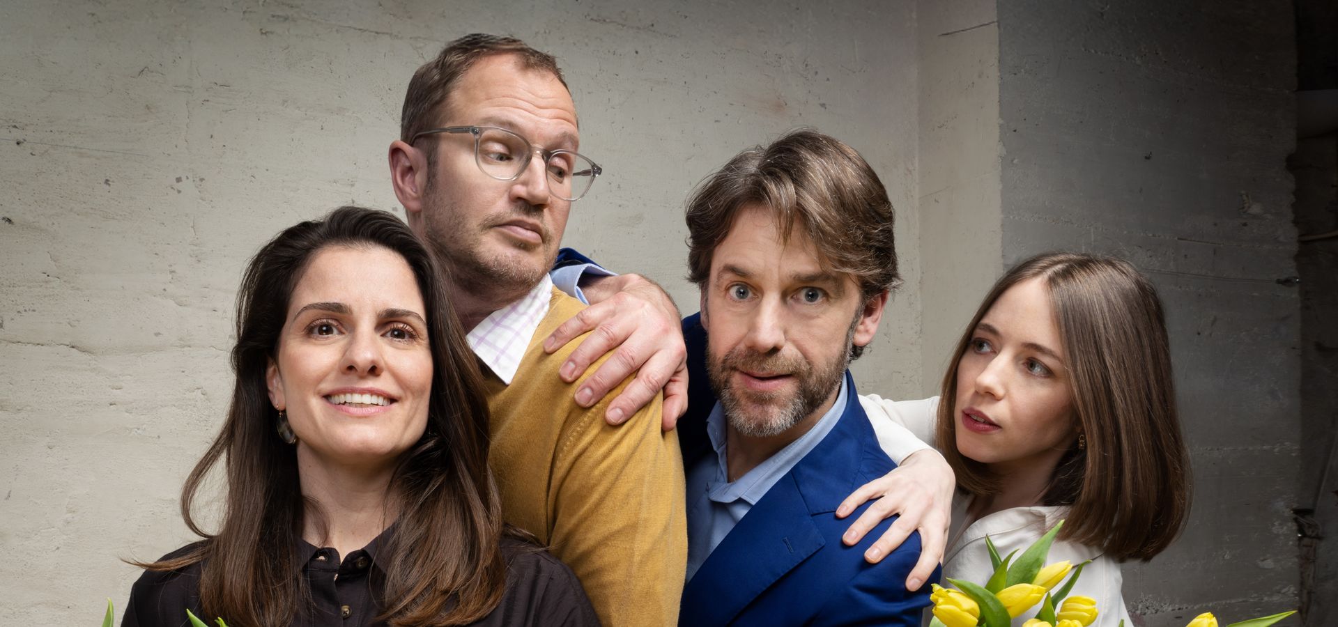 Remko Vrijdag, Rosa da Silva, Johan Goossens en Yara Alink
