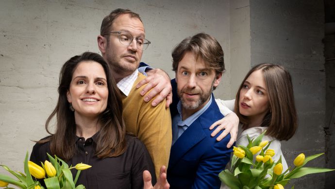 Remko Vrijdag, Rosa da Silva, Johan Goossens en Yara Alink