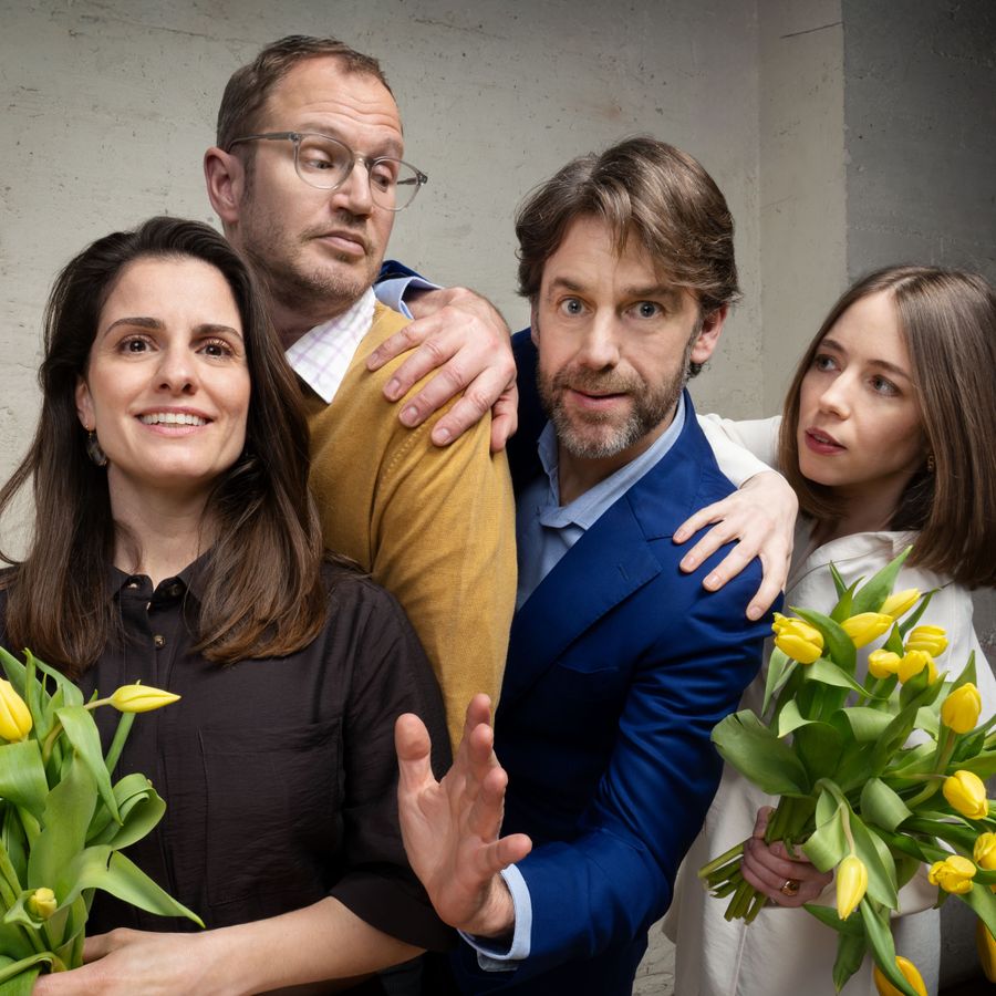 Remko Vrijdag, Rosa da Silva, Johan Goossens en Yara Alink