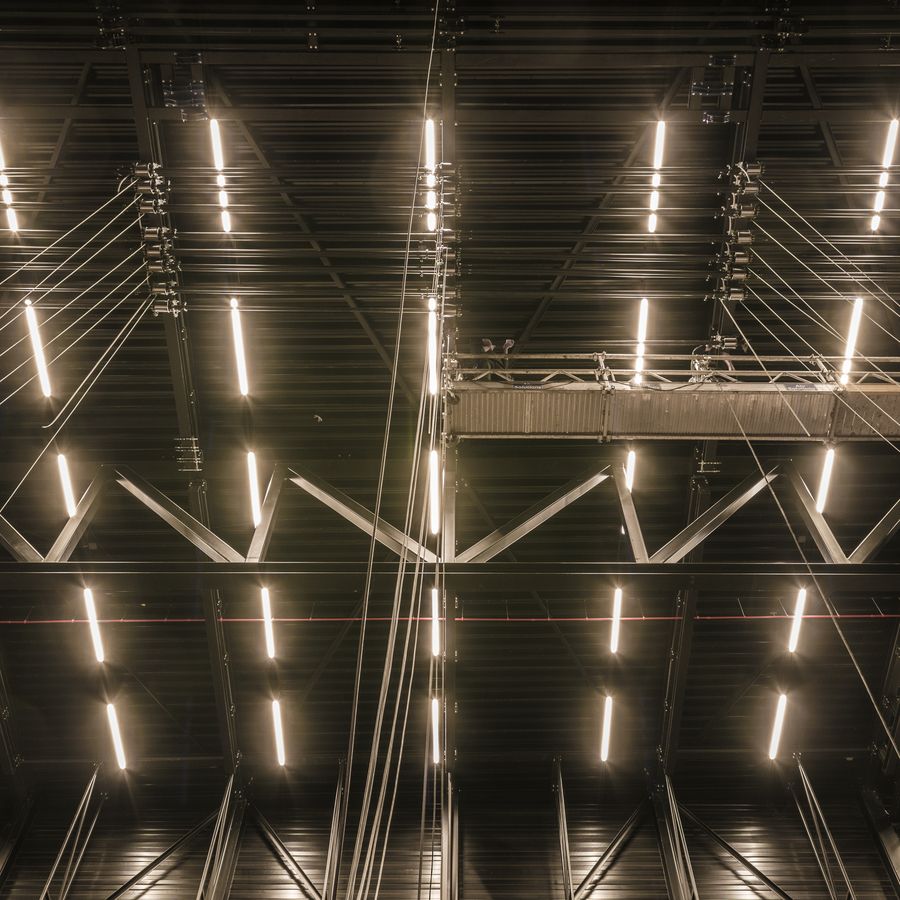 Lampen in theaterzaal